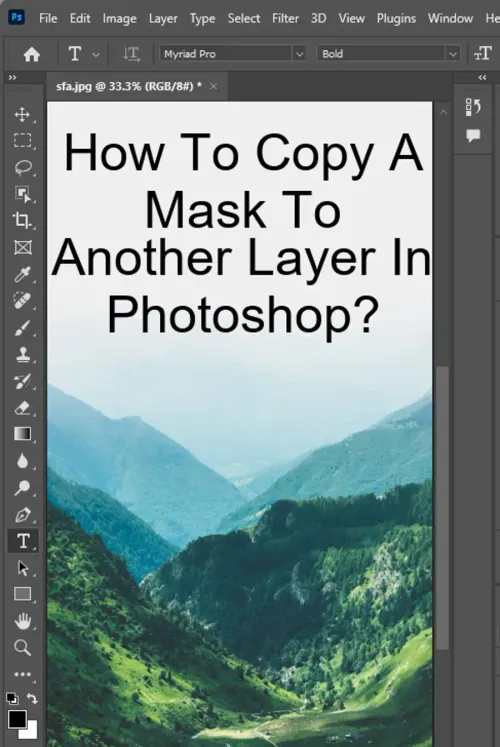 How to Copy a Mask to Another Layer in Photoshop?