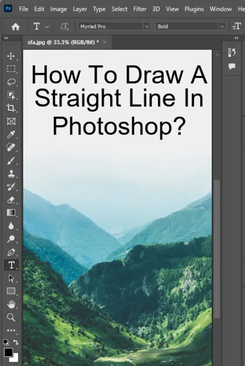 How to Draw a Straight Line in Photoshop? 3 Methods!