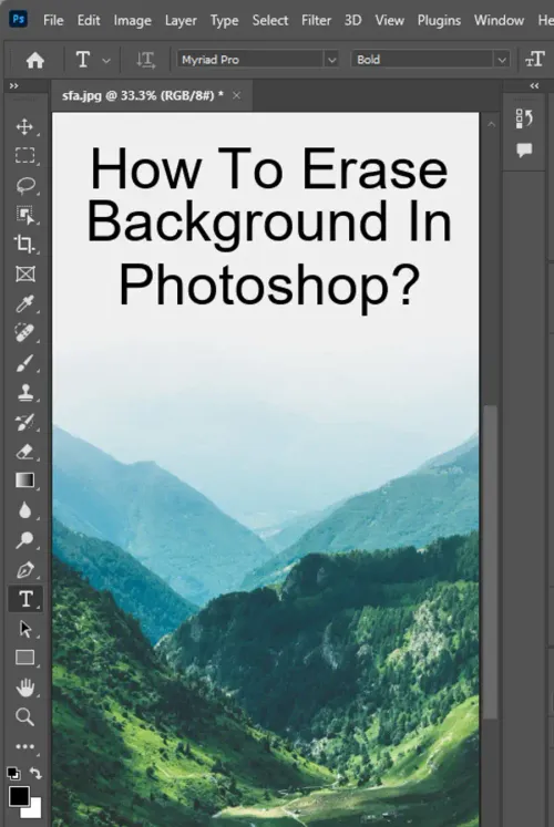 How to Erase Background in Photoshop?