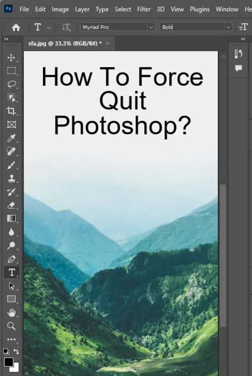 How to Force Quit Photoshop?