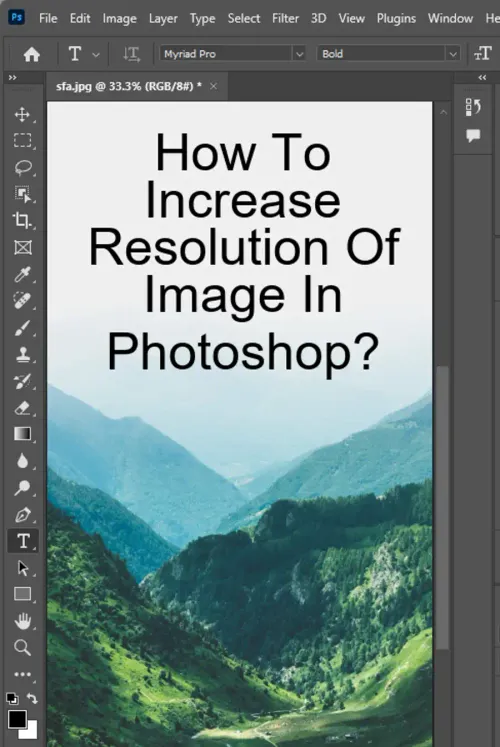 How to Increase Resolution of Image in Photoshop?