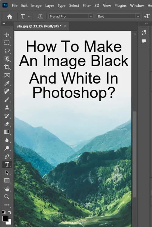 How to Make an Image Black and White in Photoshop