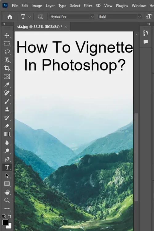 How to Vignette in Photoshop?
