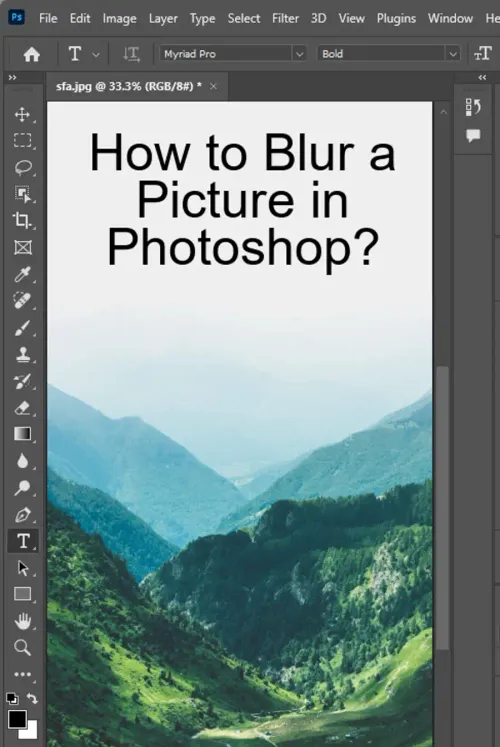 How to Blur a Picture in Photoshop? - With Pictures!